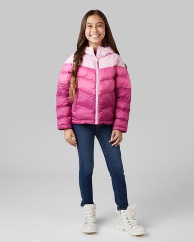 KIDS HOODED PUFFER JACKET 18