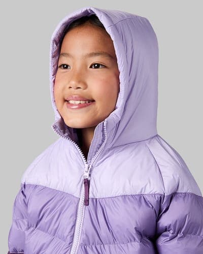KIDS HOODED PUFFER JACKET 35