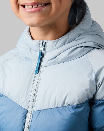KIDS HOODED PUFFER JACKET 40