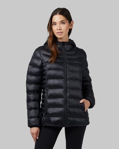 WOMEN'S SHINY HOODED JACKET 1