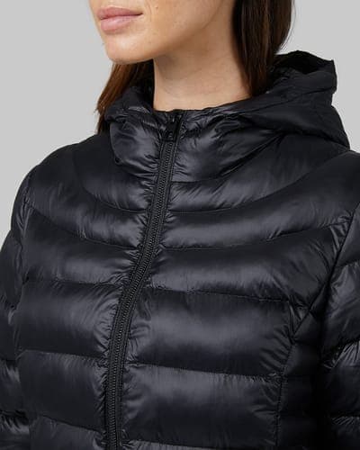 WOMEN'S SHINY HOODED JACKET 2