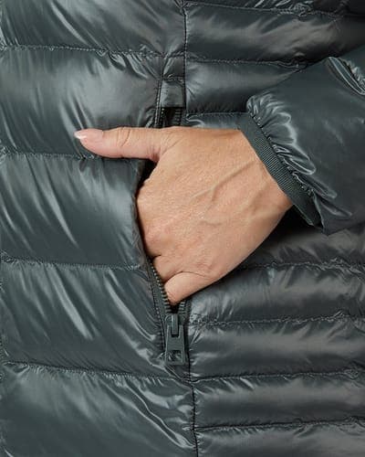 WOMEN'S SHINY HOODED JACKET 9