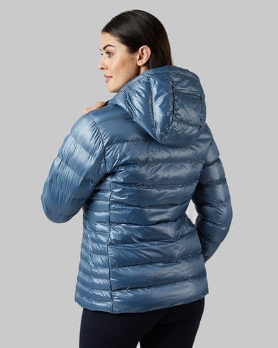 WOMEN'S SHINY HOODED JACKET 17