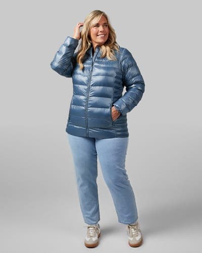 WOMEN'S SHINY HOODED JACKET 24
