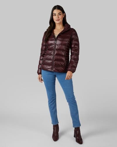WOMEN'S SHINY HOODED JACKET 30