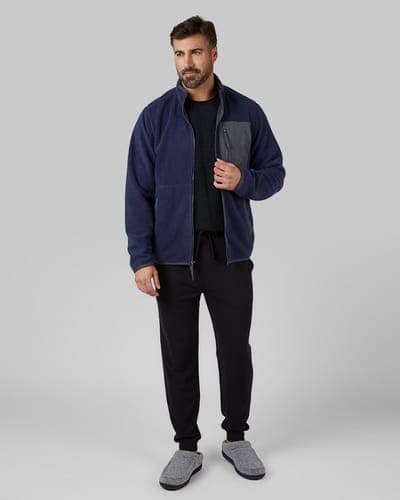 MEN'S OUTDOOR SHERPA FULL ZIP JACKET 6