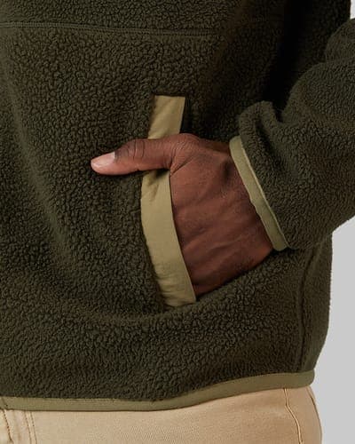 MEN'S OUTDOOR SHERPA FULL ZIP JACKET 9