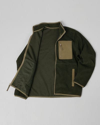 MEN'S OUTDOOR SHERPA FULL ZIP JACKET 8