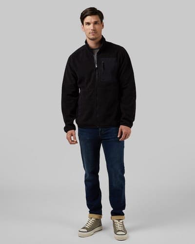 MEN'S OUTDOOR SHERPA FULL ZIP JACKET 18