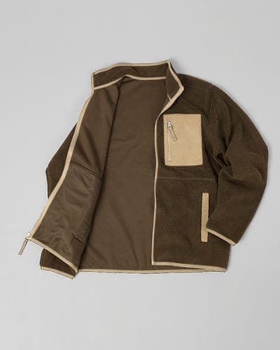 MEN'S OUTDOOR SHERPA FULL ZIP JACKET 20