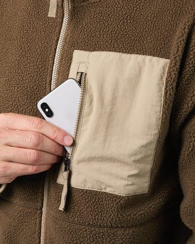 MEN'S OUTDOOR SHERPA FULL ZIP JACKET 23