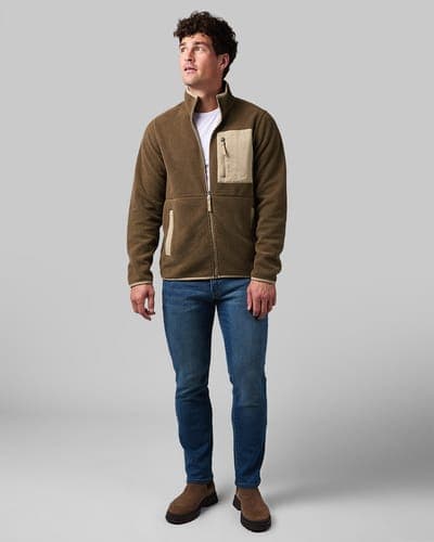MEN'S OUTDOOR SHERPA FULL ZIP JACKET 24