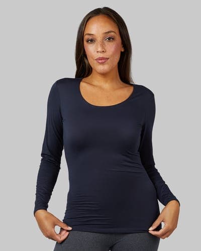 WOMEN'S LIGHTWEIGHT BASELAYER SCOOP TOP 1