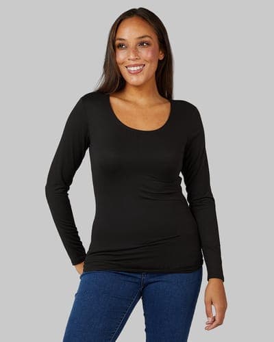 WOMEN'S LIGHTWEIGHT BASELAYER SCOOP TOP 5