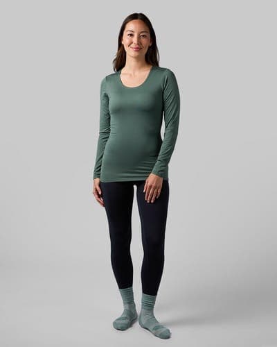 WOMEN'S LIGHTWEIGHT BASELAYER SCOOP TOP 40