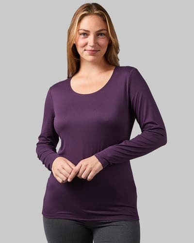 WOMEN'S LIGHTWEIGHT BASELAYER SCOOP TOP 49