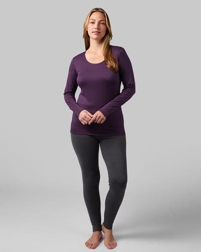 WOMEN'S LIGHTWEIGHT BASELAYER SCOOP TOP 52