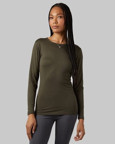 WOMEN'S LIGHTWEIGHT BASELAYER CREW TOP 9