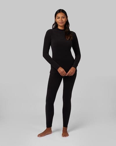 WOMEN'S HEAVYWEIGHT FLEECE BASELAYER MOCK TOP 8