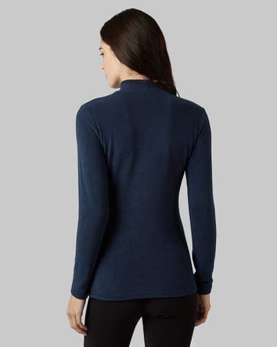 WOMEN'S HEAVYWEIGHT FLEECE BASELAYER MOCK TOP 11