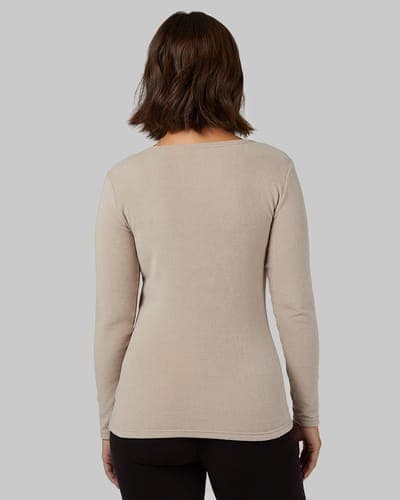 WOMEN'S HEAVYWEIGHT FLEECE BASELAYER SCOOP TOP 3