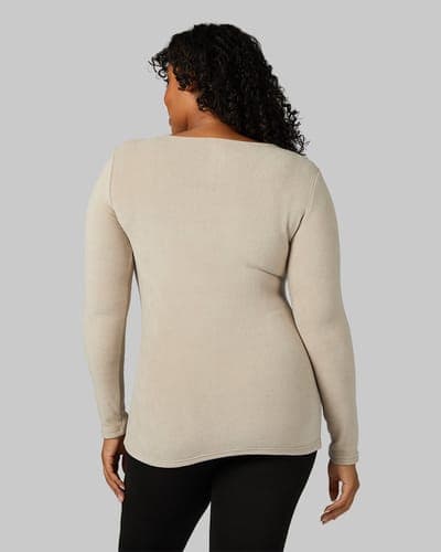 WOMEN'S HEAVYWEIGHT FLEECE BASELAYER SCOOP TOP 7