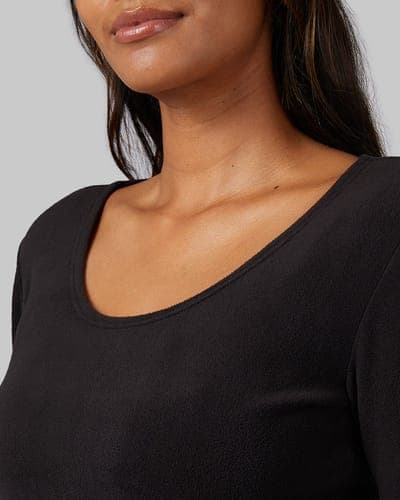 WOMEN'S HEAVYWEIGHT FLEECE BASELAYER SCOOP TOP 10