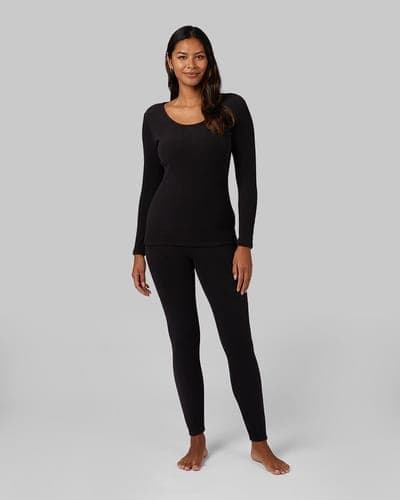 WOMEN'S HEAVYWEIGHT FLEECE BASELAYER SCOOP TOP 12