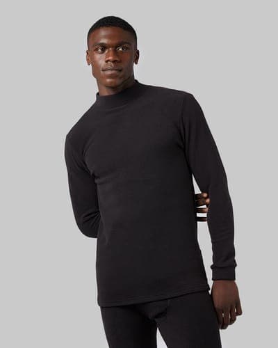 MEN'S HEAVYWEIGHT FLEECE BASELAYER MOCK TOP 1