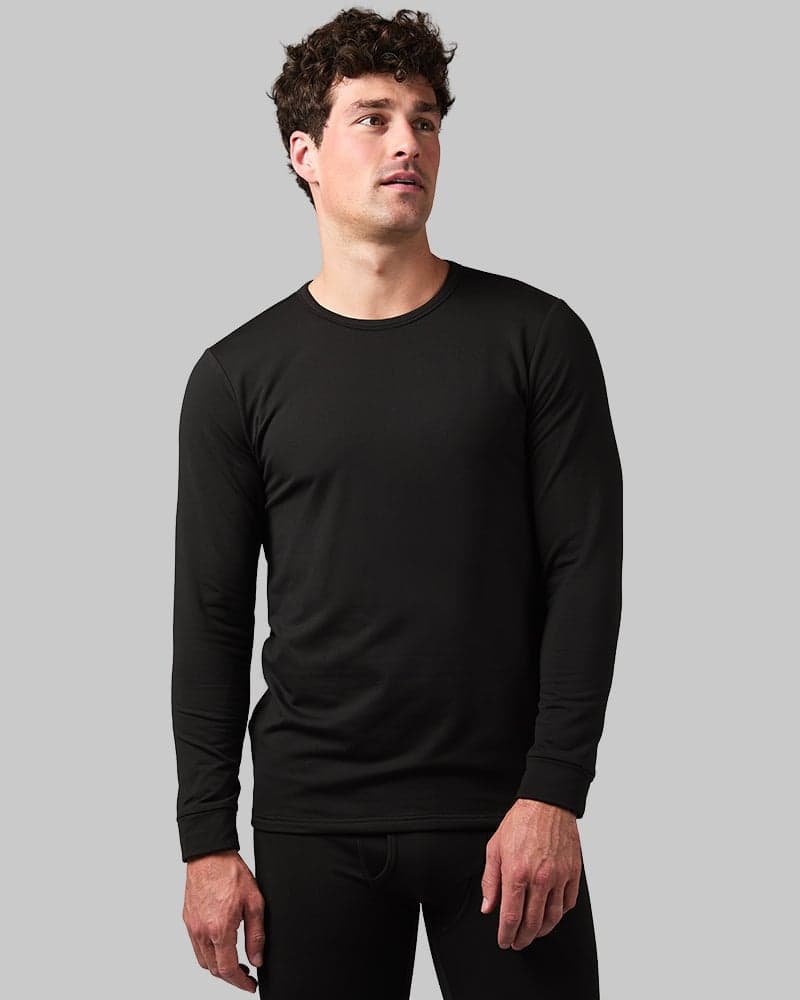 MEN'S MIDWEIGHT BRUSHED BASELAYER CREW TOP