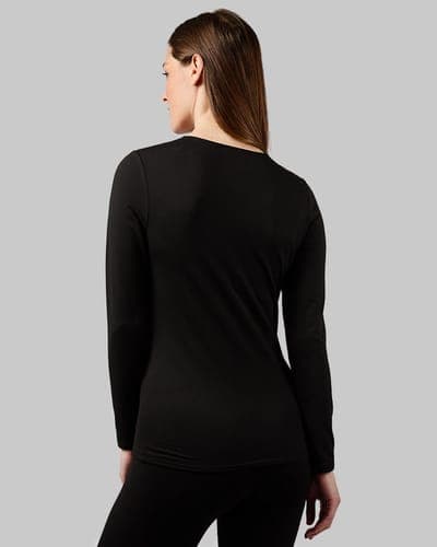 WOMEN'S MIDWEIGHT BRUSHED BASELAYER SCOOP TOP 3