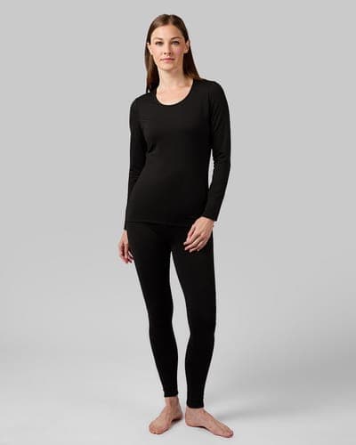 WOMEN'S MIDWEIGHT BRUSHED BASELAYER SCOOP TOP 4