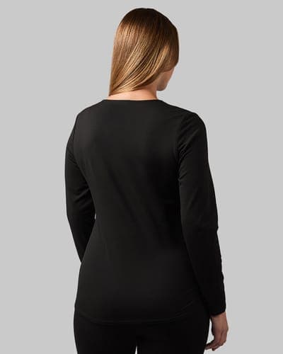 WOMEN'S MIDWEIGHT BRUSHED BASELAYER SCOOP TOP 7
