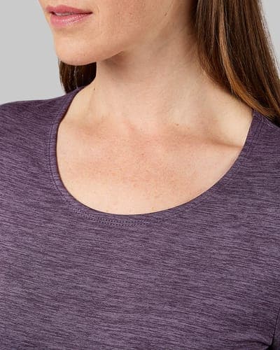 WOMEN'S MIDWEIGHT BRUSHED BASELAYER SCOOP TOP 10