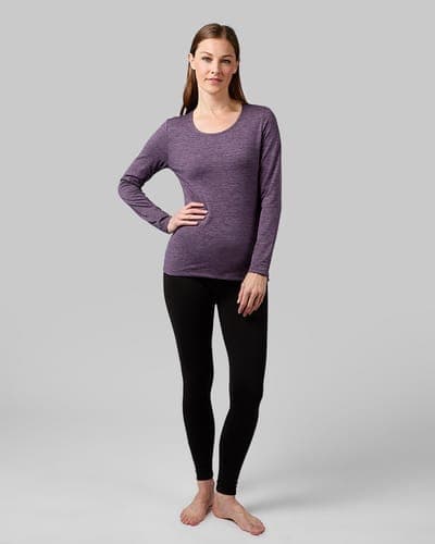WOMEN'S MIDWEIGHT BRUSHED BASELAYER SCOOP TOP 12