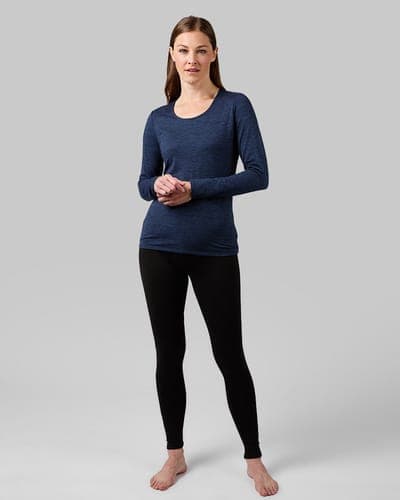 WOMEN'S MIDWEIGHT BRUSHED BASELAYER SCOOP TOP 16