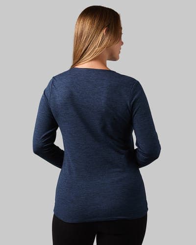 WOMEN'S MIDWEIGHT BRUSHED BASELAYER SCOOP TOP 19