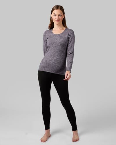 WOMEN'S MIDWEIGHT BRUSHED BASELAYER SCOOP TOP 24