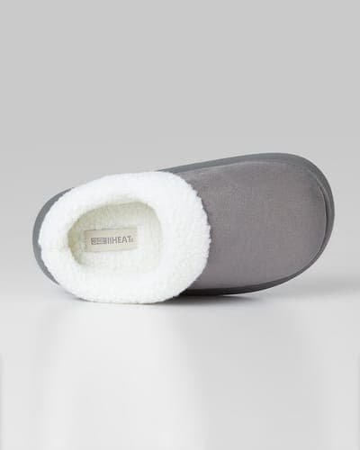 WOMEN'S SHERPA-LINED FAUX SUEDE SLIPPERS 16