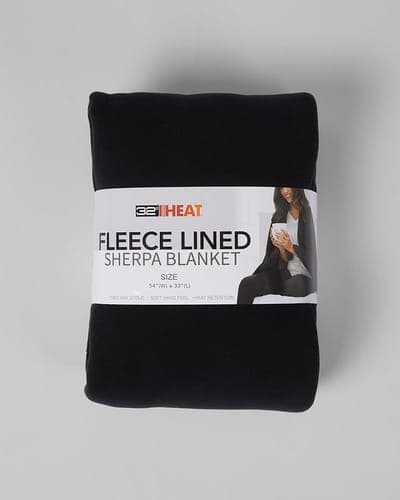 WOMEN'S FLEECE-LINED SHERPA WEARABLE BLANKET 12