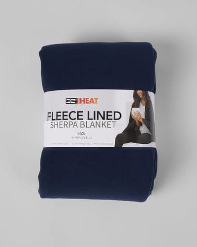 WOMEN'S FLEECE-LINED SHERPA WEARABLE BLANKET 18