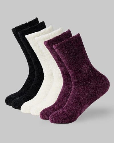 WOMEN'S 3-PACK COZY LOUNGE SOCKS 1
