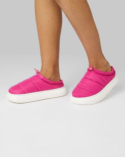 WOMEN'S INDOOR-OUTDOOR PUFFER SLIPPERS 14