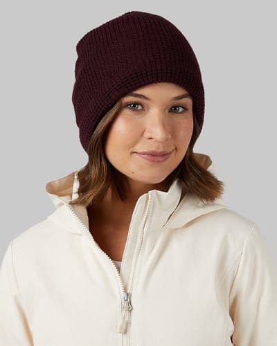 WAFFLE SHERPA-LINED BEANIE 8