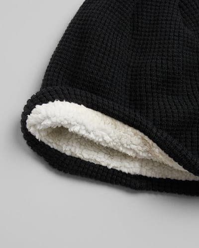 WAFFLE SHERPA-LINED BEANIE 11