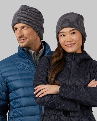 WAFFLE SHERPA-LINED BEANIE 14