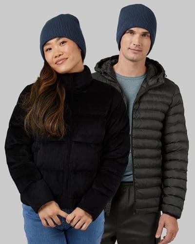 WAFFLE SHERPA-LINED BEANIE 18