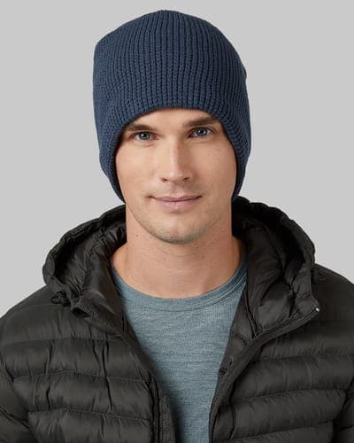 WAFFLE SHERPA-LINED BEANIE 20