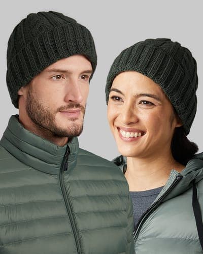 CABLE KNIT BEANIE 6