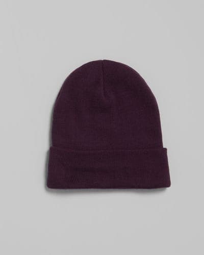 RIB KNIT BEANIE 1
